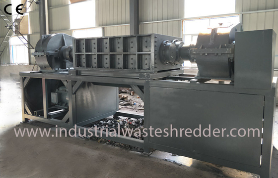 Industrial Scrap Metal Shredder Customizable Capacity With Magnetic Separation System