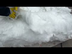 Noże ruchomego typu 1200F model 4, ekran 20 mm do cięcia i kruszenia włókien ceramicznych